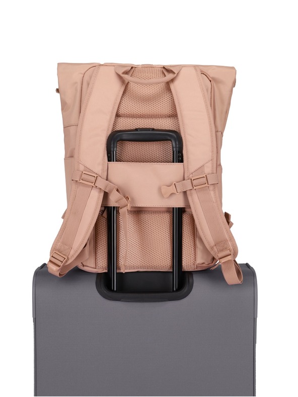 Travelite Batoh Travelite Basics Rollup Backpack Rose