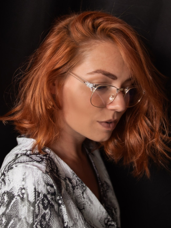 VEYREY VeyRey Brýle blokující modré světlo oválné Sigrid čiré