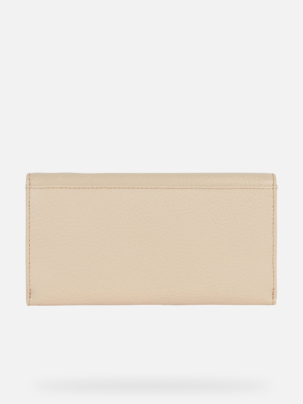 Geox Krémová dámská peněženka Geox Wallet