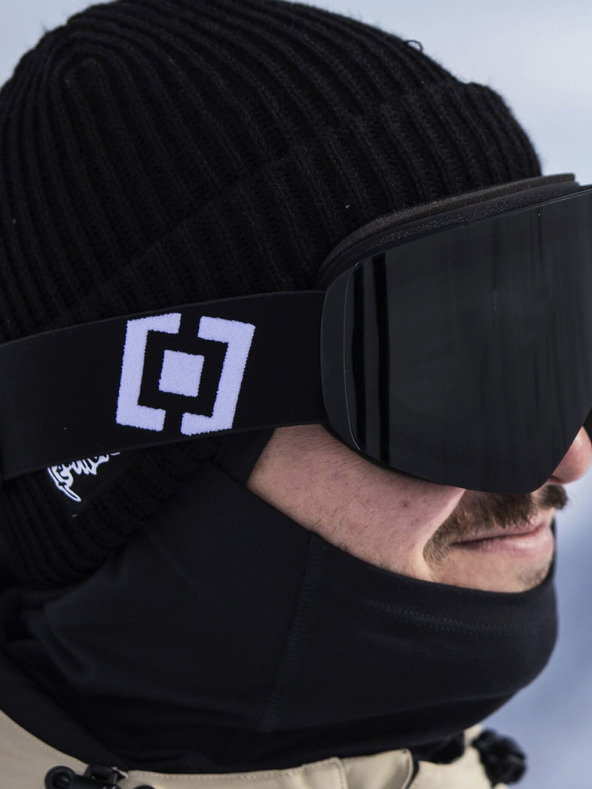 Horsefeathers Snowboardové brýle Colt - black/smoke HORSEFEATHERS