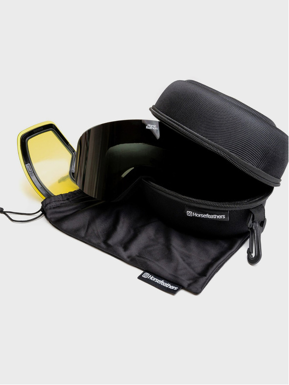 Horsefeathers Snowboardové brýle Colt - black/smoke HORSEFEATHERS