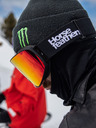 Horsefeathers Snowboardové brýle Edmond - black/mirror red HORSEFEATHERS