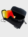 Horsefeathers Snowboardové brýle Edmond - black/mirror red HORSEFEATHERS