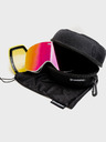 Horsefeathers Snowboardové brýle Edmond - white/mirror pink HORSEFEATHERS