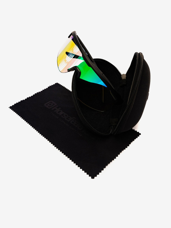 Horsefeathers Fotochromatické brýle Scorpio - matt black/mirror red HORSEFEATHERS