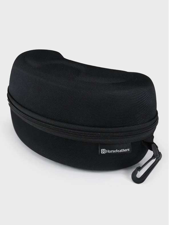 Horsefeathers Snowboardové brýle Edmond - black/mirror green HORSEFEATHERS