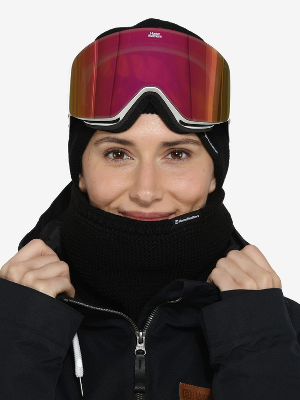 Horsefeathers Nákrčník Lota - black HORSEFEATHERS