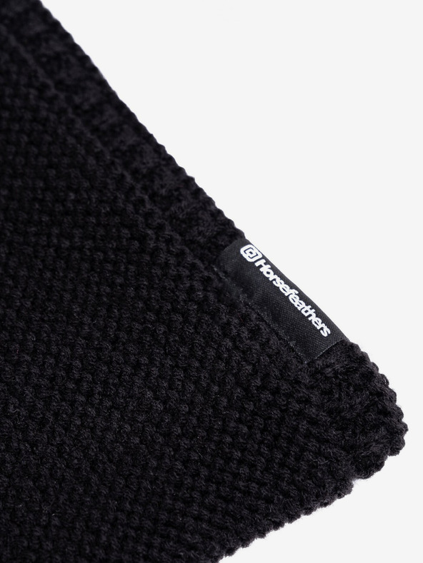 Horsefeathers Nákrčník Lota - black HORSEFEATHERS