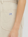 Lee Béžové dámské široké džíny Lee