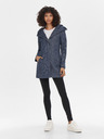 ONLY Tmavě modrý dámský lehký žíhaný kabát ONLY Sedona