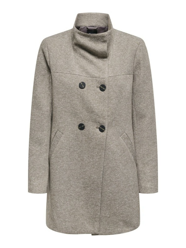 ONLY Hnědý dámský kabát ONLY