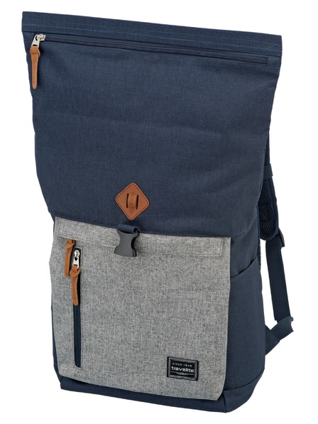 Travelite Batoh Travelite Basics Roll-up Backpack Navy/Grey