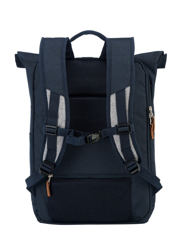 Travelite Batoh Travelite Basics Roll-up Backpack Navy/Grey