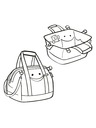 Reisenthel Brašna Reisenthel Allrounder M Kids Cats and dogs mint