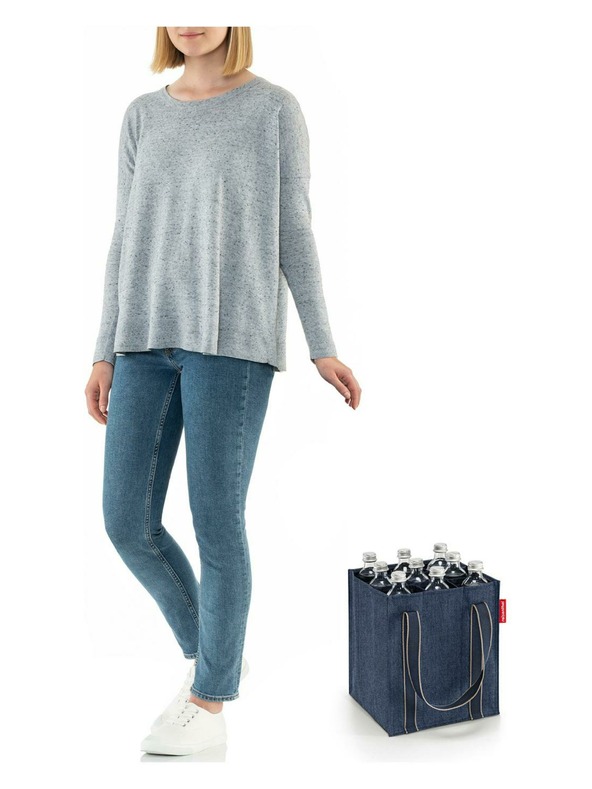 Reisenthel Brašna Reisenthel Bottlebag Herringbone Dark Blue