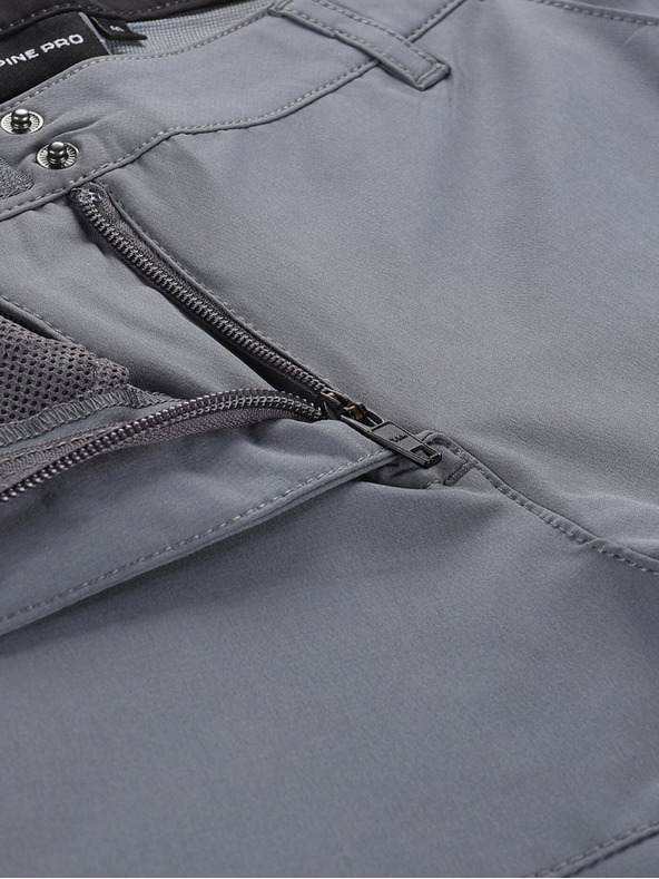 ALPINE PRO Dámské softshellové kraťasy ALPINE PRO BAKA smoked pearl