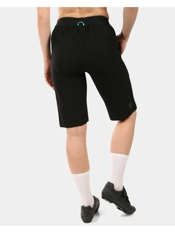 Kilpi Dámské cyklistické kraťasy Kilpi HIXON-W 2v1 pro horskou cyklistiku Černá