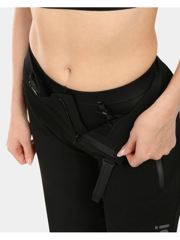 Kilpi Dámské cyklistické kraťasy Kilpi HIXON-W 2v1 pro horskou cyklistiku Černá