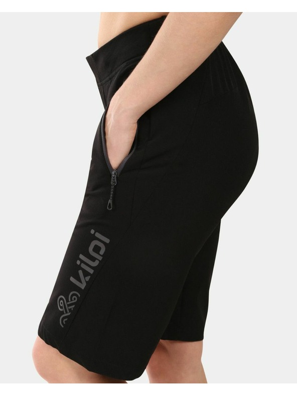 Kilpi Dámské cyklistické kraťasy Kilpi HIXON-W 2v1 pro horskou cyklistiku Černá