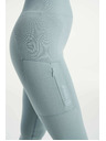 Tenson dámské bezešvé funkční elasťáky TENSON Seamless Tights W světle modré