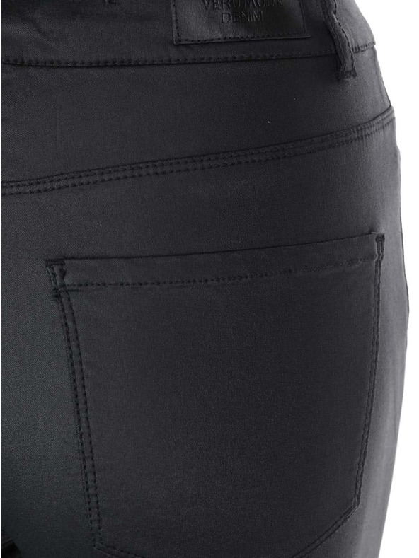 Vero Moda Černé slim fit kalhoty VERO MODA Seven