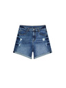 Moodo Modré dámské džínové kraťasy Moodo