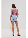 Moodo Světle modré dámské džínové kraťasy Moodo