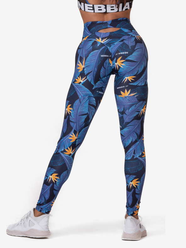 Nebbia High-waist Ocean Power legíny 561 XS,ocean blue