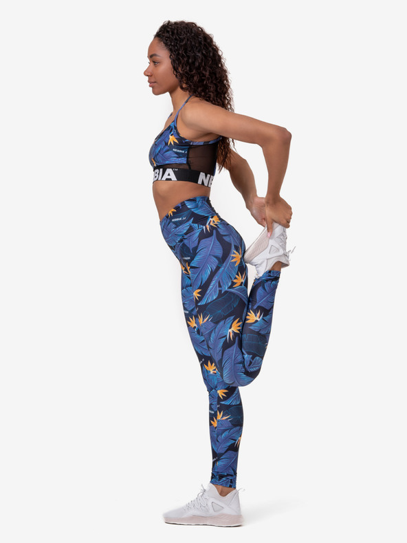 Nebbia High-waist Ocean Power legíny 561 XS,ocean blue