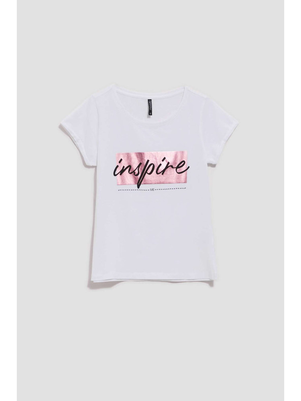 Moodo Dámské tričko L-TS-4019 WHITE Moodo