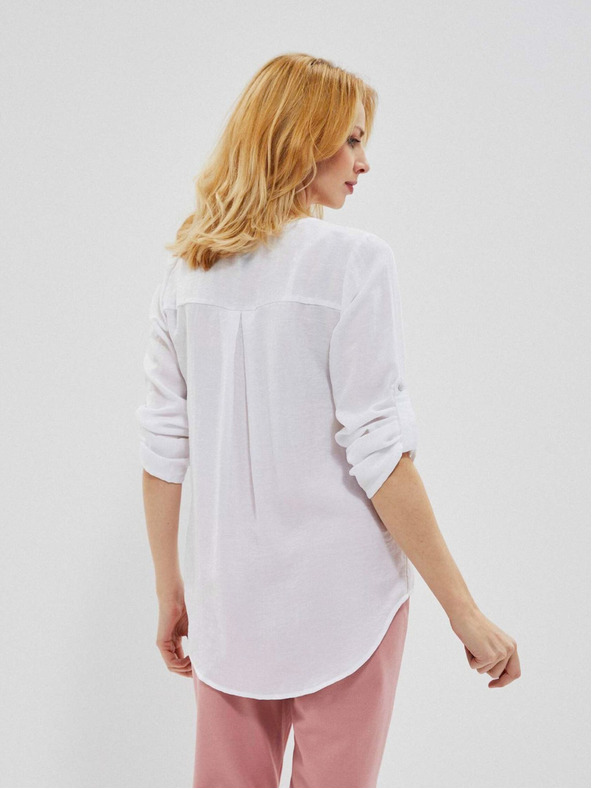 Moodo Bílá dámská halenka Moodo