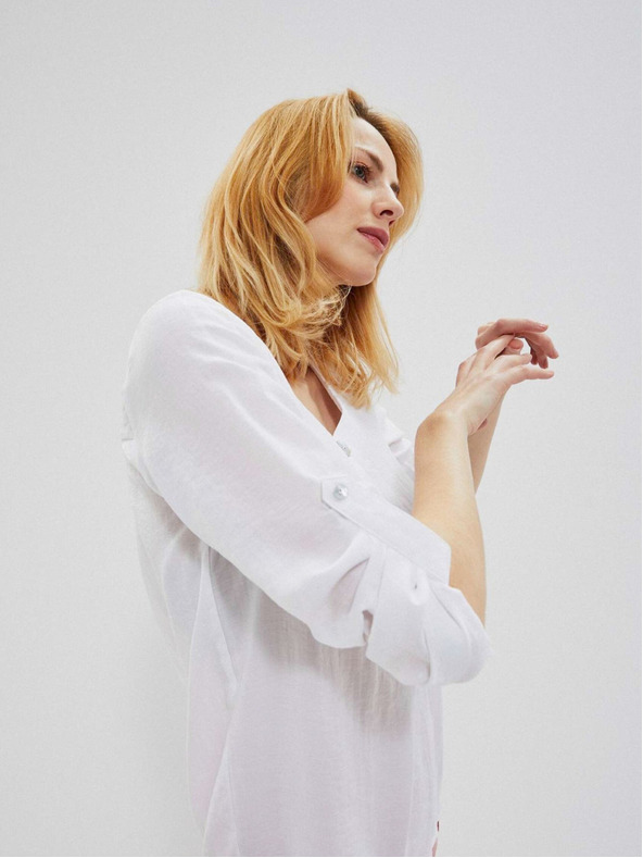 Moodo Bílá dámská halenka Moodo