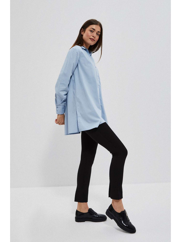 Moodo Světle modrá dámská košile Moodo