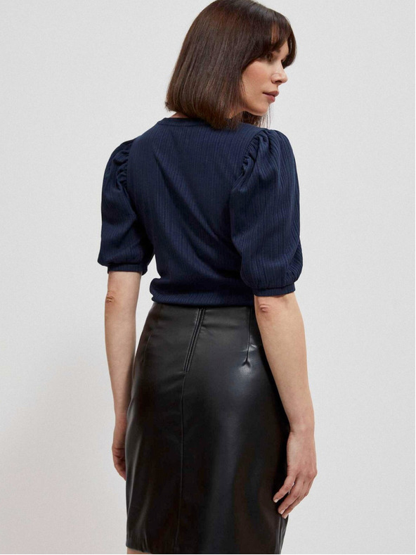 Moodo Tmavě modrá dámská halenka Moodo