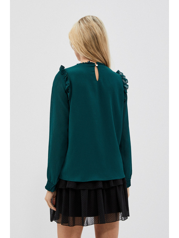 Moodo Zelená dámská halenka Moodo