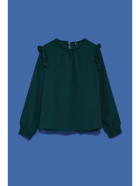 Moodo Zelená dámská halenka Moodo