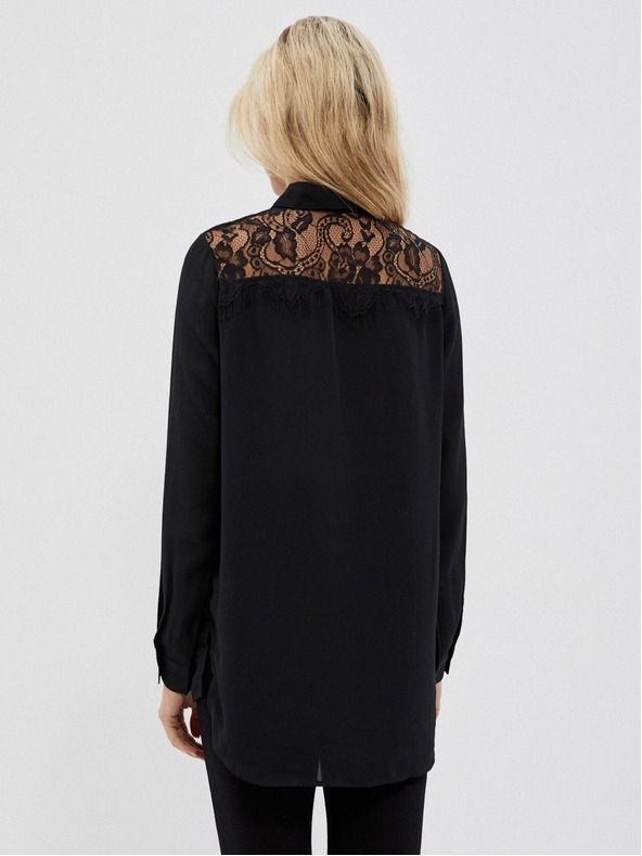 Moodo Černá dámská košile Moodo
