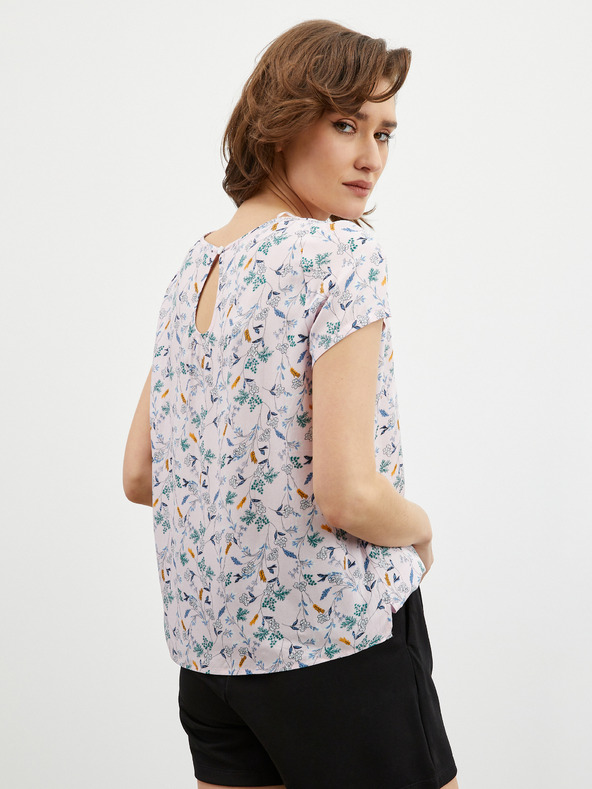 ZOOT.lab Světle růžová květovaná halenka ZOOT.lab Berenika