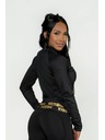 Nebbia NEBBIA Dámská mikina na zip INTENSE Warm-Up 833 Gold Nebbia