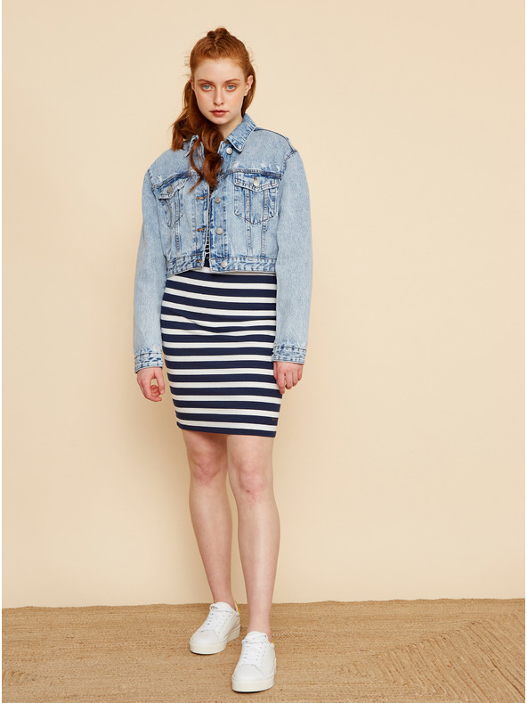 ZOOT.lab Tmavě modrá dámská pruhovaná basic mikina ZOOT.lab Maja