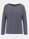 ZOOT.lab Tmavě modrá dámská pruhovaná basic mikina ZOOT.lab Maja