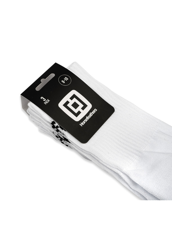 Horsefeathers Ponožky Delete Premium Wmns 3Pack - white velikost 8 - 10 HORSEFEATHERS