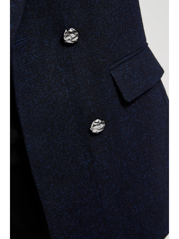 Moodo Tmavě modré dámské sako Moodo