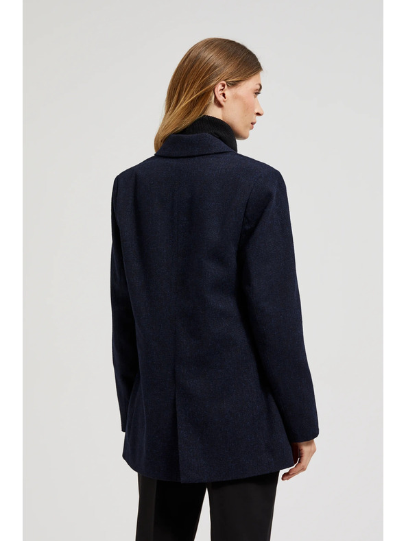 Moodo Tmavě modré dámské sako Moodo