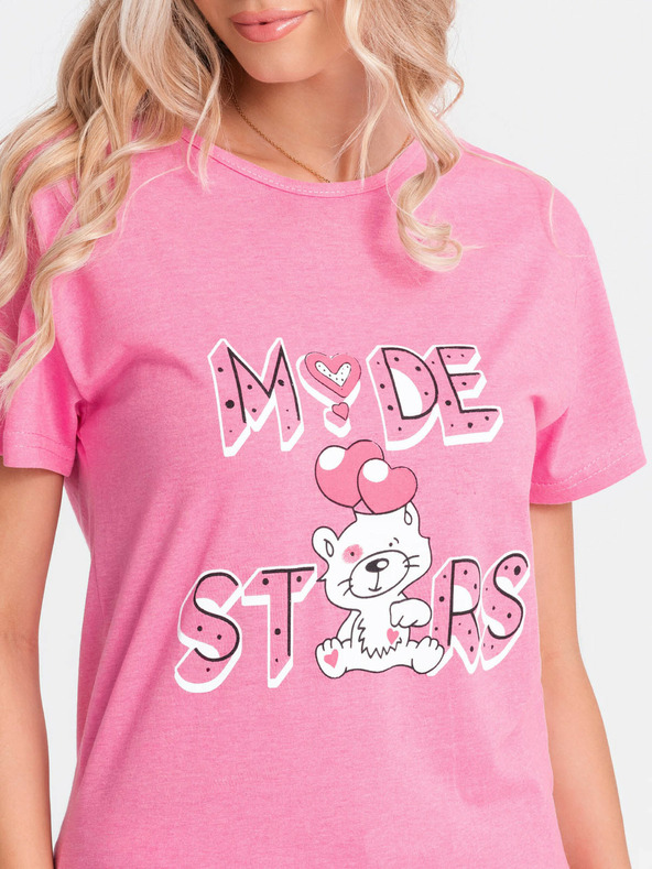 Edoti Dámské pyžamo 350ULR - růžové EDOTI