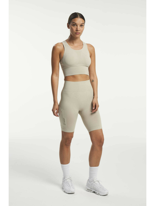 Tenson dámský bezešvý funkční top TENSON Seamless Top W béžový