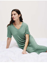 Marks & Spencer Noční košile s krajkovou vložkou Marks & Spencer zelená