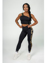 Nebbia NEBBIA Dámská sportovní podprsenka s vysokou podporou INTENSE Asymmetric 841 Gold Nebbia