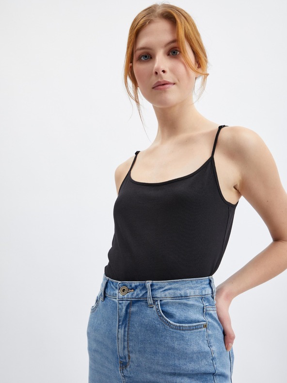 Orsay Modrá dámská džínová sukně ORSAY