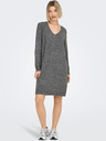 Jacqueline de Yong Šedé dámské svetrové šaty JDY Elanora